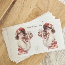 Chocolate girl stickers