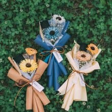 放飛夢想 向日葵畢業花束 花禮 小花束 永生花 乾燥花 不凋花