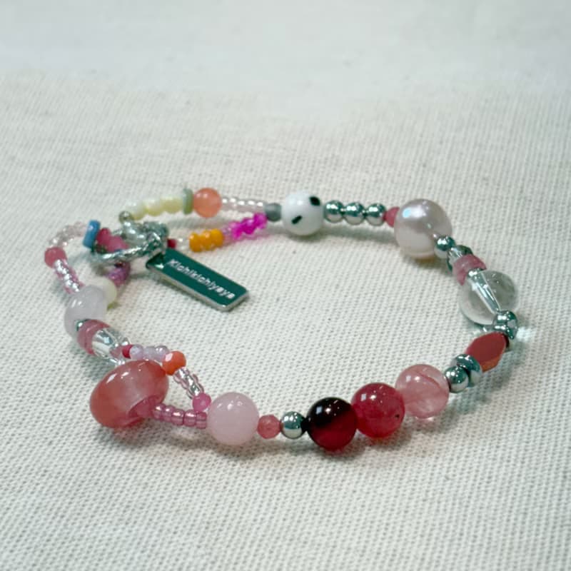 Strawberry Shake Gemstone Bracelet 045