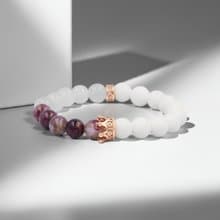 公爵Prinz | 女爵梅花碧璽x玉髓手鍊_水晶天然礦石【願望實現】