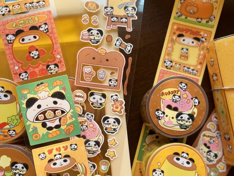 【好吃大頭貼】【咖啡屋】可愛古早韓系模切貼紙卷