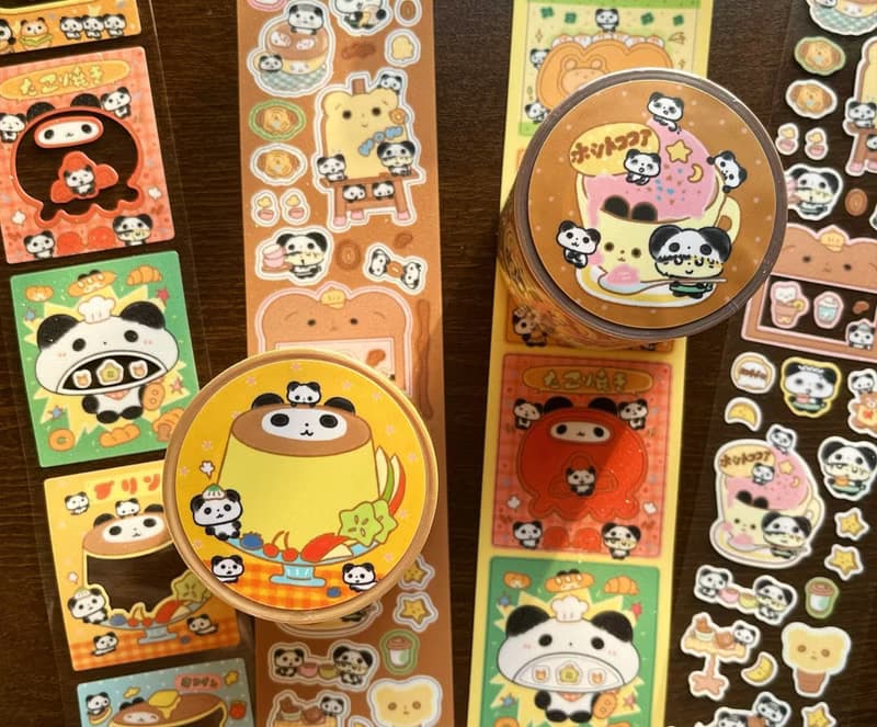 【好吃大頭貼】【咖啡屋】可愛古早韓系模切貼紙卷