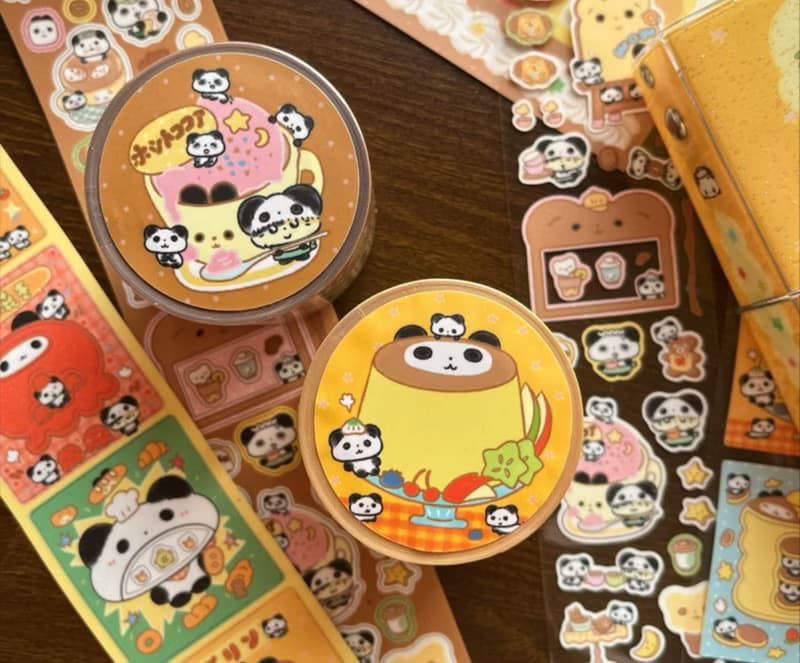 【好吃大頭貼】【咖啡屋】可愛古早韓系模切貼紙卷