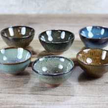 【送禮好物】彩虹六色 天目圓滿茶杯組 鶯歌名家葉敏祥作品