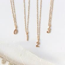 Visel 0-9好運靈數項鍊