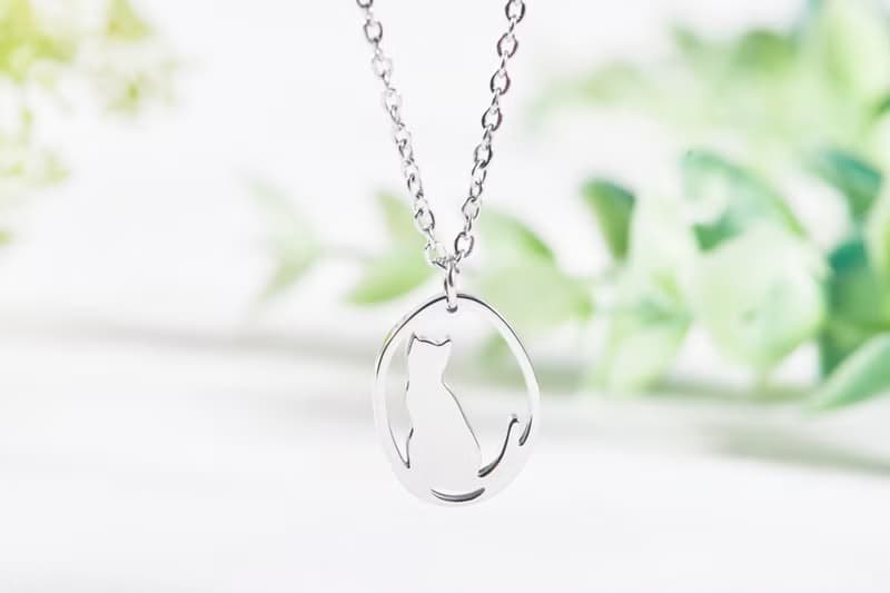 看風景的貓手鍊 - 貓咪小印章系列-抗敏醫療鋼