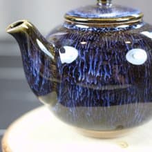 【送禮好物】紫戀 天目釉 圓滿茶壺 鶯歌名家葉敏祥作品