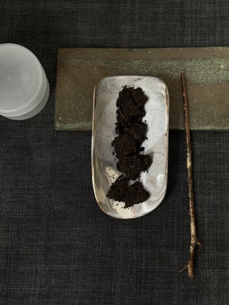 @studio_florero 絞胎茶則