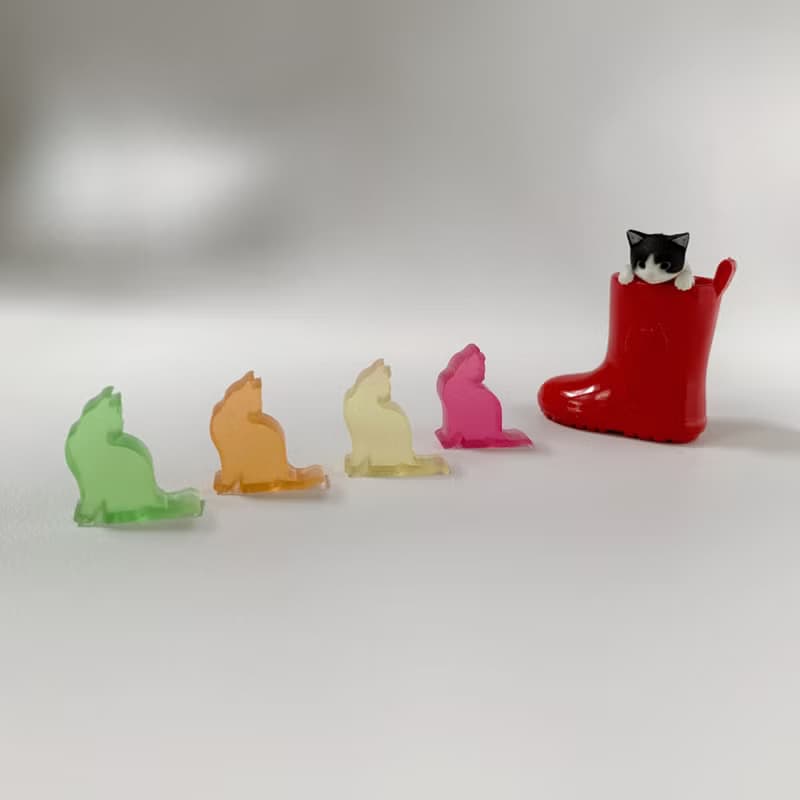 貓咪軟糖皂  食玩風格手工皂