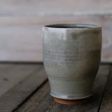 一冬人 古樸墨綠 - 生活食器  茶杯  陶器