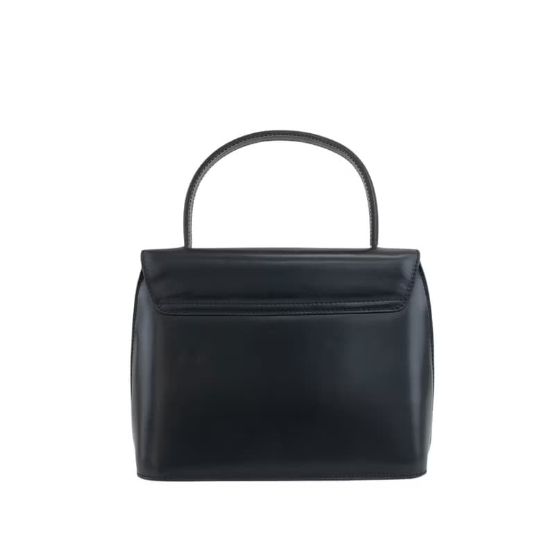 【 日本直送　名牌中古包 】CELINE セリーヌ ハンドバッグ ブラック スターボール レザー vintage ヴィンテージ オールド 5fj8x2