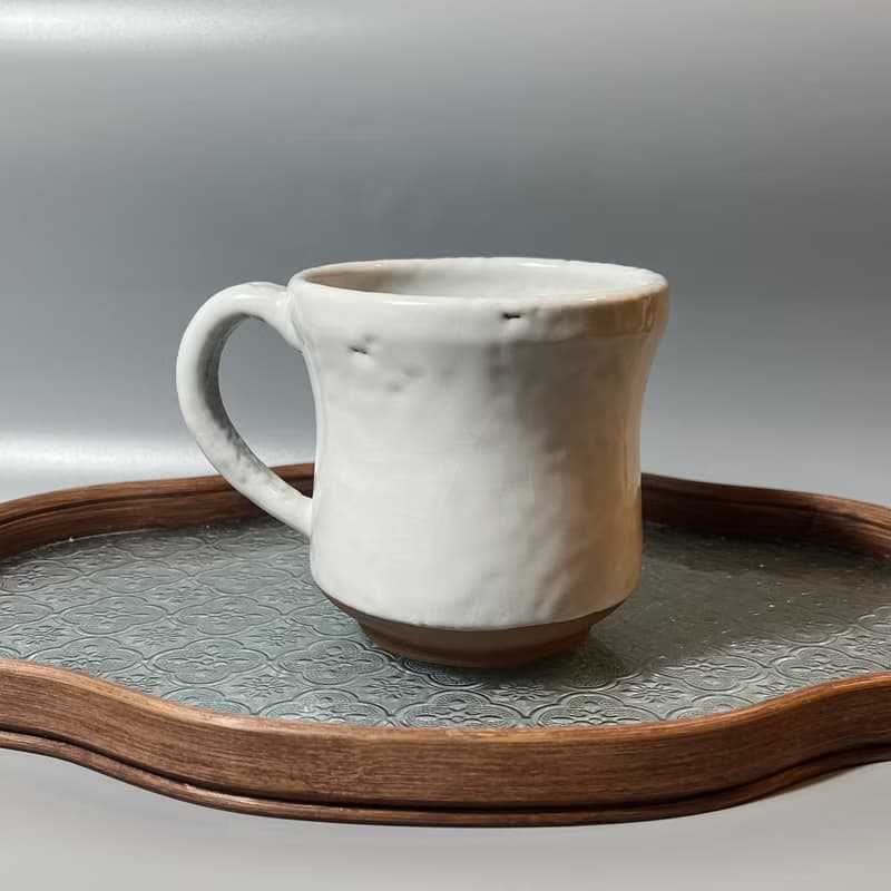 純淨白釉600cc超大馬克杯 / 啤酒杯 / 小平凡手作