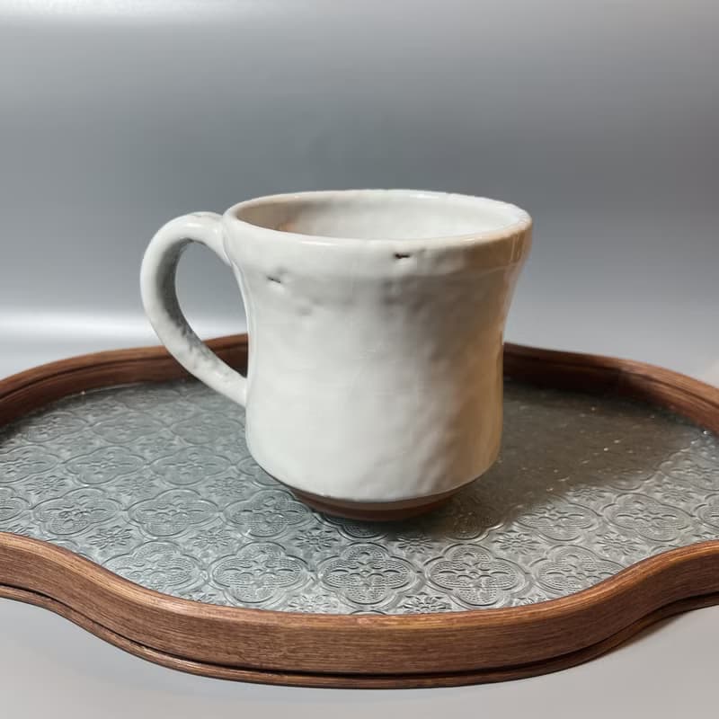純淨白釉600cc超大馬克杯 / 啤酒杯 / 小平凡手作