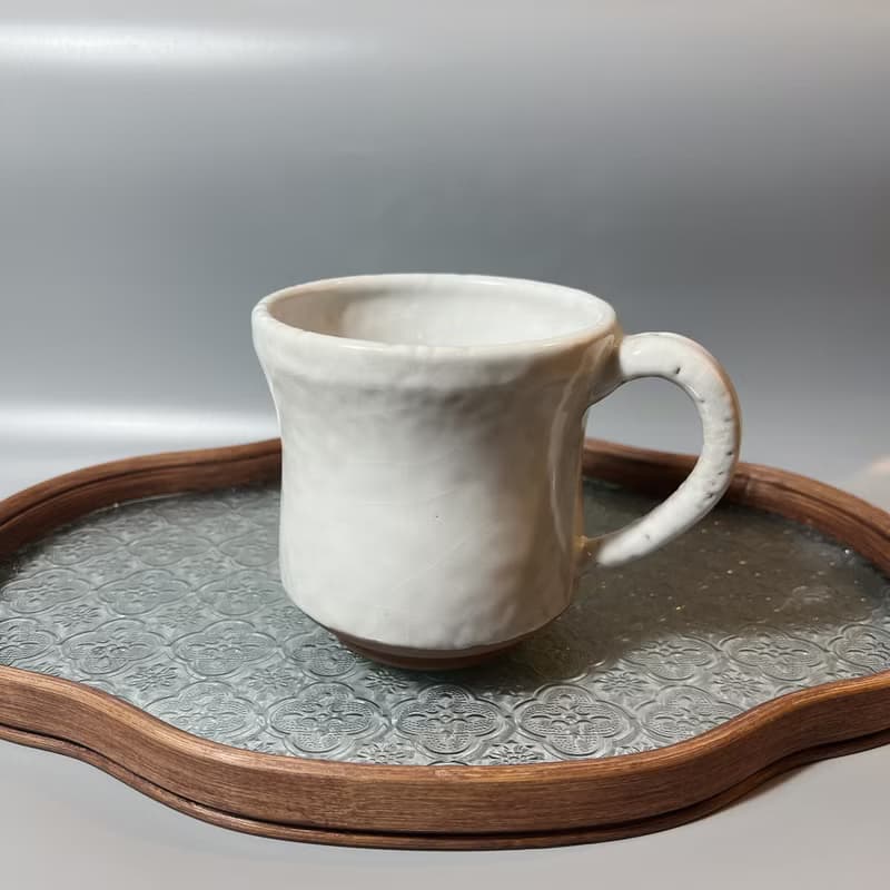 純淨白釉600cc超大馬克杯 / 啤酒杯 / 小平凡手作