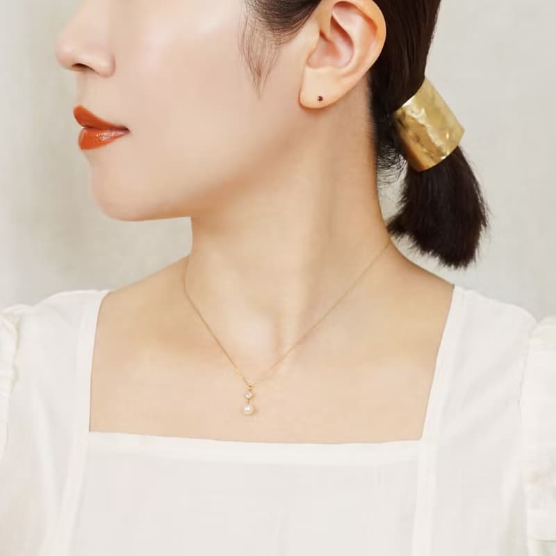 【Second Earrings】 18K 紅寶石耳環 (黃金)
