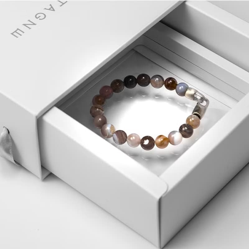 【Montagne】Lunara丨月海之光丨海藍寶。月光石。白水晶手鍊