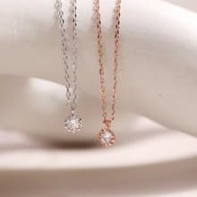 【送禮推薦】光芒之愛。單鑽項鍊 情人送禮推薦