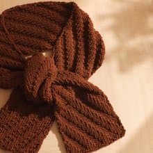 【台北棒針編織】暖暮斜紋圍巾 / 毛線編織體驗