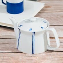 日本西海藍條紋陶磁茶壺(straip(B) Tea SS pot)-400ml