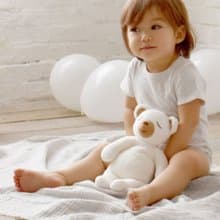 【kontex】日本有機棉安撫玩偶熊/玩偶狗