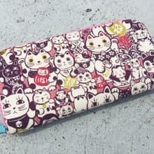 卡哇依招財貓｜雙層票卡長夾｜錢包