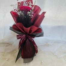 母親節花束紅色康乃馨永生花