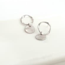 Earrings/Mobius Strip Pierce(silver)/耳环 圈 飾品 銀