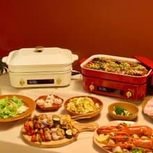 【日本BRUNO】 數位經典多功能電烤盤 BOE123 (共2色)