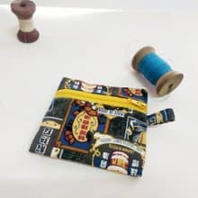 小方干 零錢包 卡片夾 懷舊商標 抹茶色