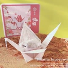 母親節禮物　日本-祈福紙鶴3D立體茶包-折り鶴