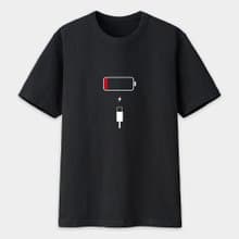 充電中 中性短袖 T恤 T-shirt 情侶 大尺碼 童裝 PS278