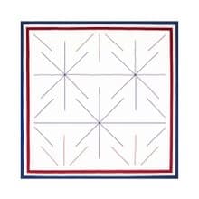 retar 藍白紅線紋原創桑蠶絲斜紋圍巾披肩大小絲巾方絲真絲復古