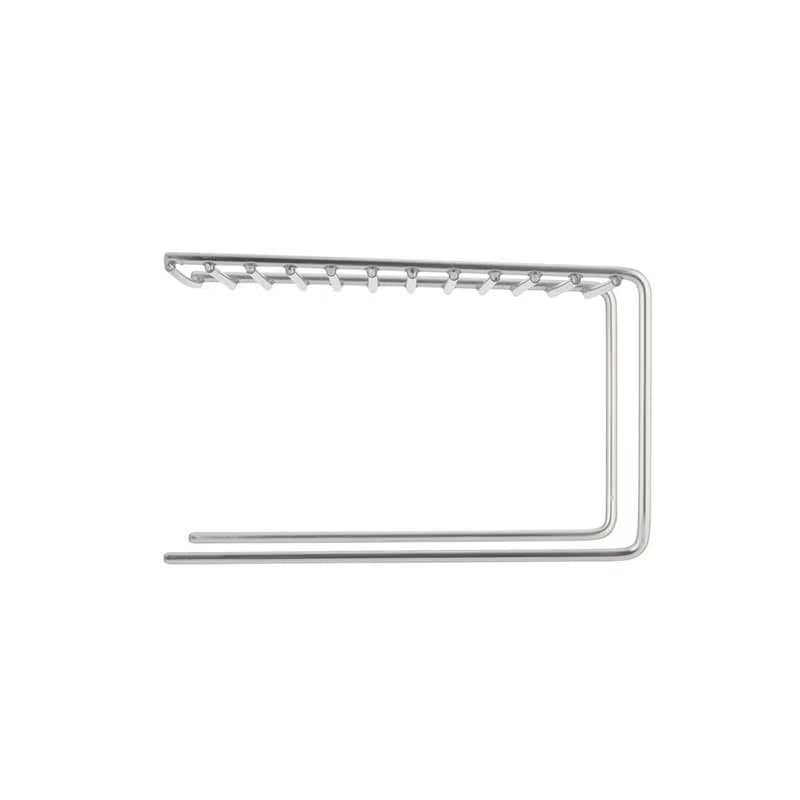 家事問屋日本製304不鏽鋼雙層兩用碗盤收納架18cm