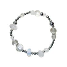 Ghost White Gemstone Bracelet 052