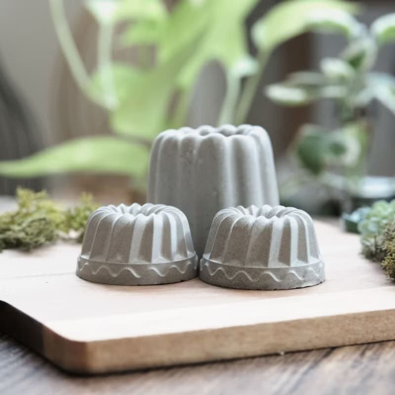 水泥甜點組合 仿真多肉 可麗露水泥盆栽 甜點盆栽 水泥點心