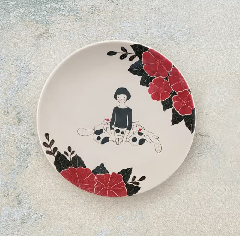 陶盤-拉拉練蝴蝶式