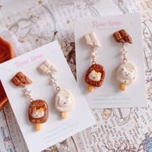 手繪 巧克力 脆皮雪條 冰棒 貓貓小動物