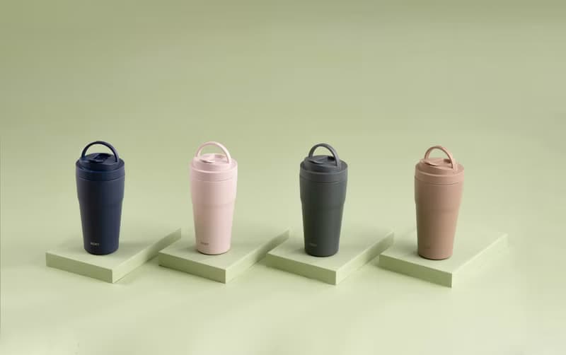 【WOKY沃廚】渾圓杯 雙層陶瓷 550ml (4色可選)-不含吸管