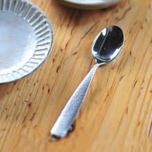 日本高桑金屬 日製錘目紋不鏽鋼餐匙-2入