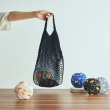 【仁舟淨塑】喜福棉網包 - 鯨魚、石虎可選 | 網袋/購物袋/環保袋