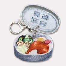 台式便當刺繡吊飾/台灣伴手禮/台灣特色禮