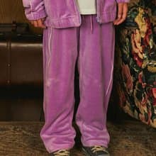 Velour Pants_Violet