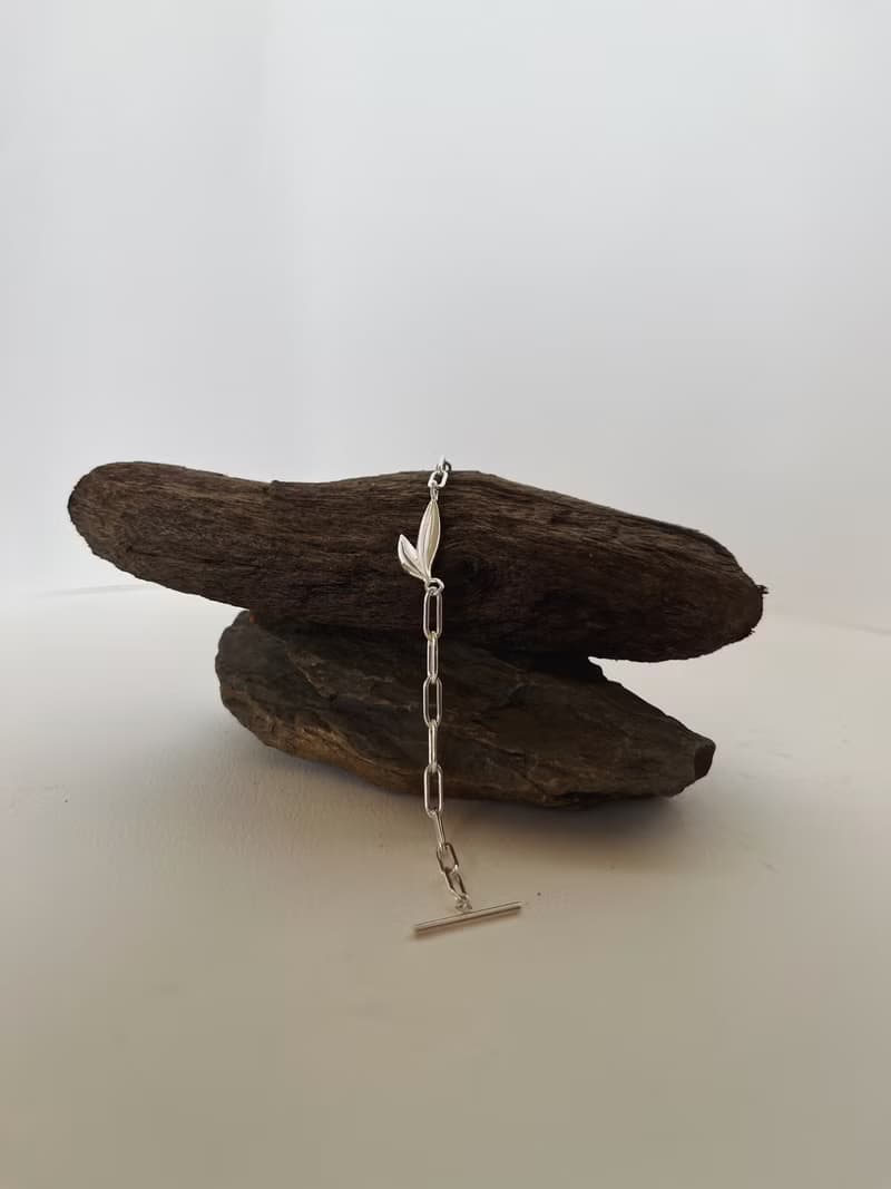 KUÂN KUÂN 綠植系列 柳葉榕手鍊