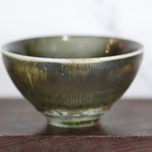【送禮好物】120ml 天目釉 柴燒茶杯 茶碗 鶯歌名家葉敏祥作品
