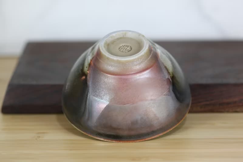 【送禮好物】120ml 天目釉 柴燒茶杯 茶碗 鶯歌名家葉敏祥作品