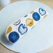 Lovely【日本布】蔬菜園餐具袋、筆袋、麻底、23-24公分筷子可用