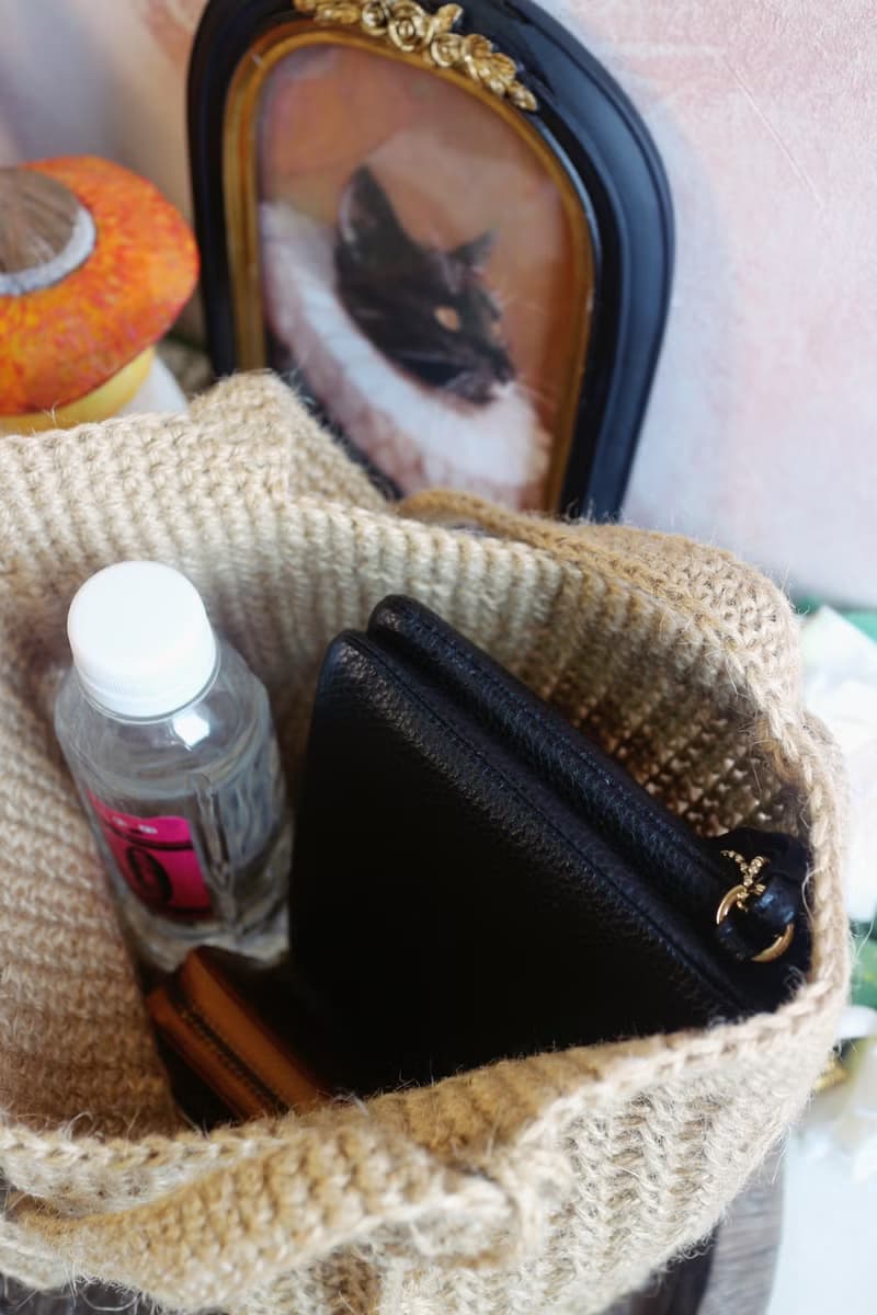【訂製】Handmade手工編織/黃麻繩編織袋/購物袋/手提袋/麻繩包