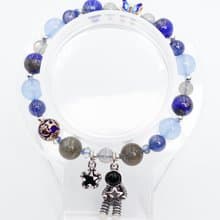 寶麗金珠寶-天然水晶摘星銀飾手鍊