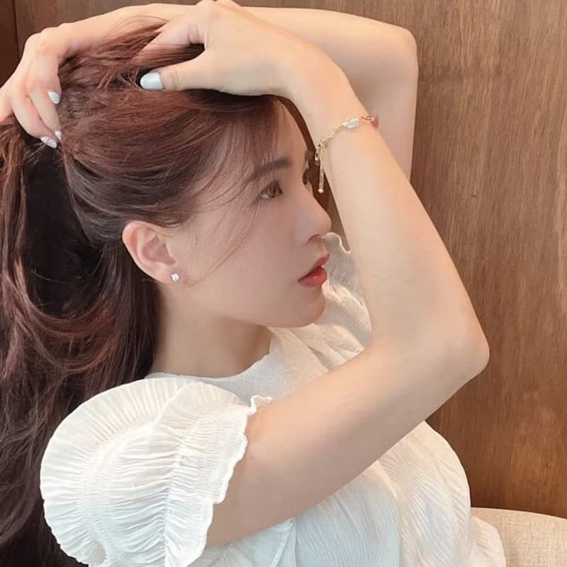 天然寶石316醫療鋼手鍊/巴洛克珍珠 紫水晶 海藍寶 不鏽鋼手鍊