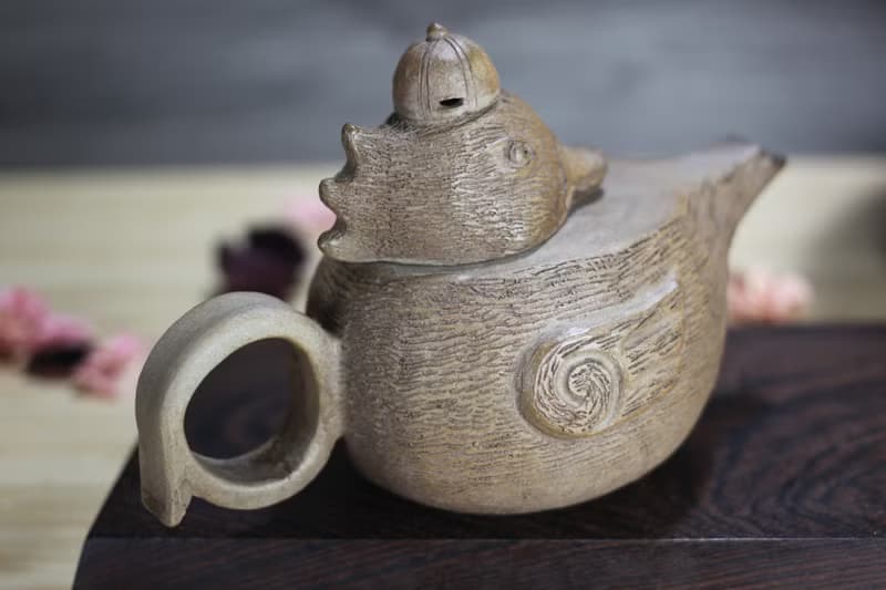 【送禮好物】180ml 可愛鴨鴨 純手捏茶壺 陶作家葉佳佩純手製